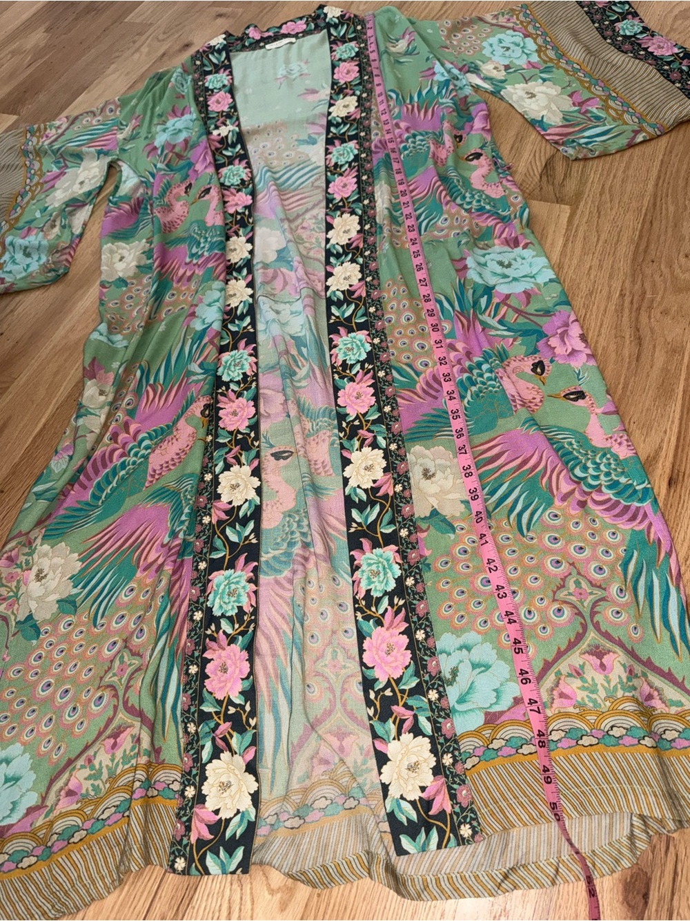 Spell and the Gypsy Collective Cloud Dancer Maxi Kimono Flowy Lightweight FLAW - Picture 5 of 12
